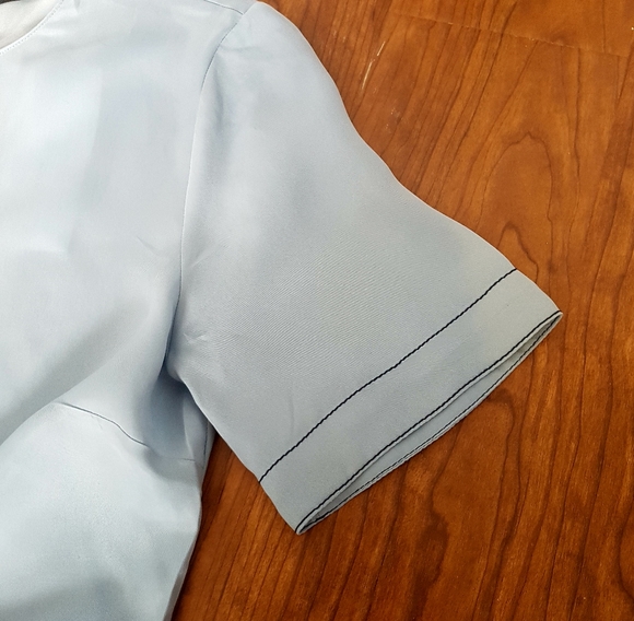 5/$20 NWT Zara ruched front slit midi long tunic XS - Picture 4 of 8